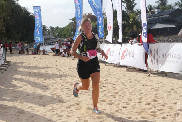 Céline Pommeret est victorieuse dans sa catégorie sur 10 km.