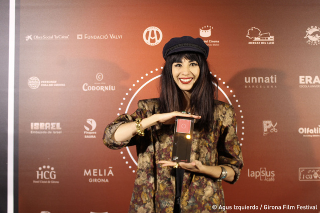 Aurélia avec son Prix de la Mise en Scène
