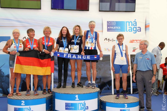 Masters d'Athlétisme à Malaga: Marlène Chane See Chu championne du monde par équipe!