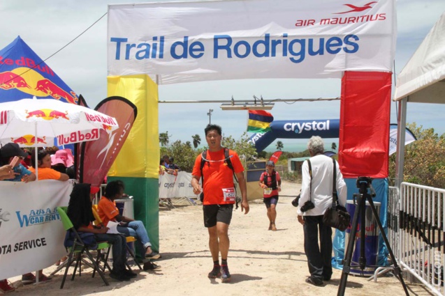 Sponsor de la manifestation, Patrick Chung a participé aux 15km du Gecko