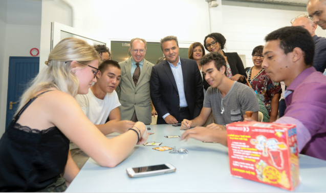 Didier Robert au Lycée des Avirons Didier Robert au Lycée des Avirons