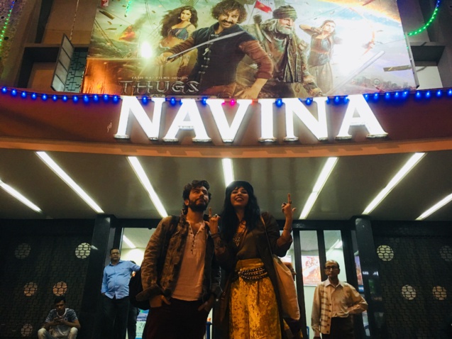 Lors de la projection au cinéma Navina