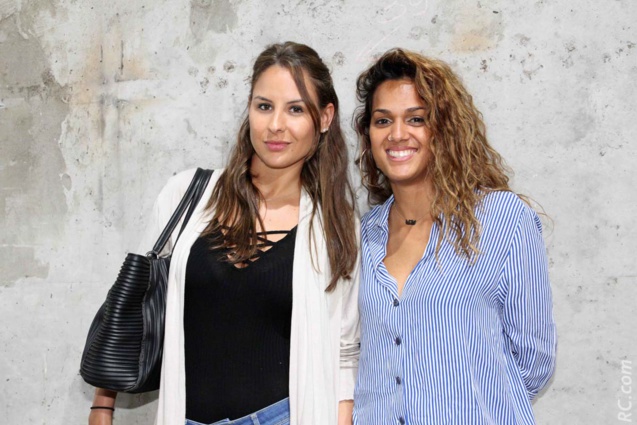 Elise et Wanda venues encourager leurs footballeurs préférés
