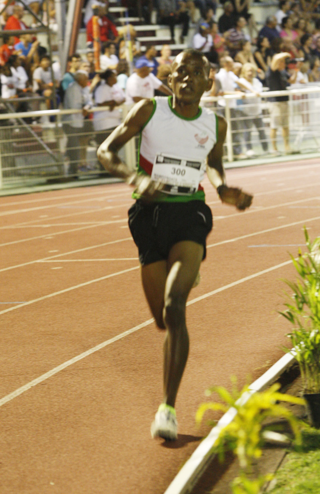 Manpitroatsy avait remporté le 3000 mètres du meeting d'athlétisme cette année à Champ-Fleury