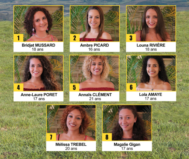 Miss Plaine des Cafres 2019 à Miel Vert: les 8 candidates