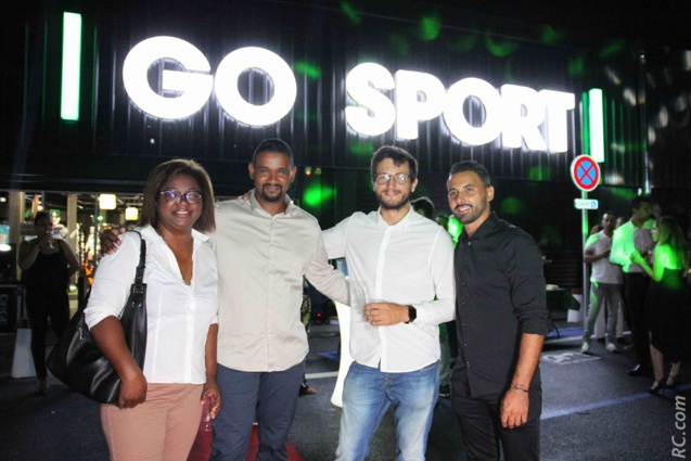Kelly Giroud, Eddy Némorin, Guy Dreulle,directeur commercial SPCR, et Jeanick Andy