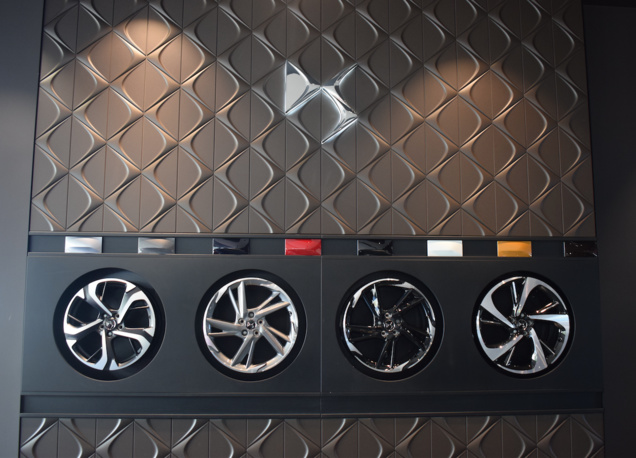 Une déco chic à l'image de la marque... Une déco chic à l'image de la marque...