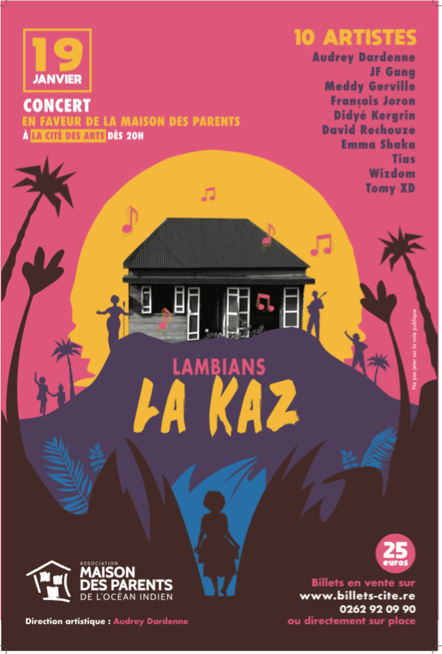 "Lambians la Kaz" à la Cité des Arts le 19 janvier