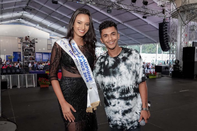 Morgane Soucramanien et Mickaël Pouvin, qui a chanté ce soir-là Morgane Soucramanien et Mickaël Pouvin, qui a chanté ce soir-là
