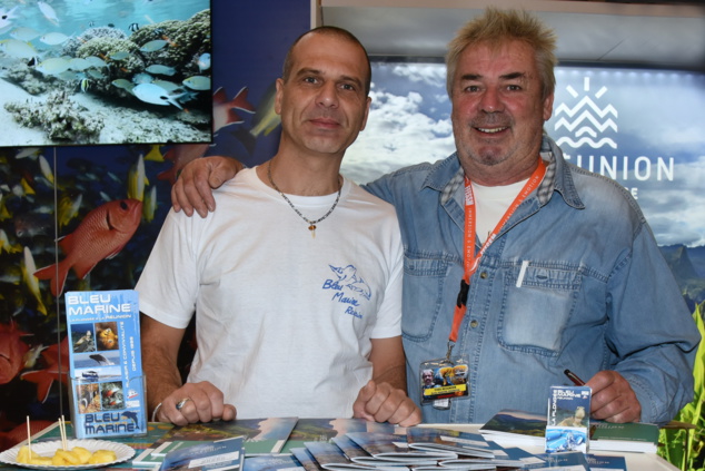 Sébastien Prisbare et Yves Reignier (Bleu Marine Réunion)