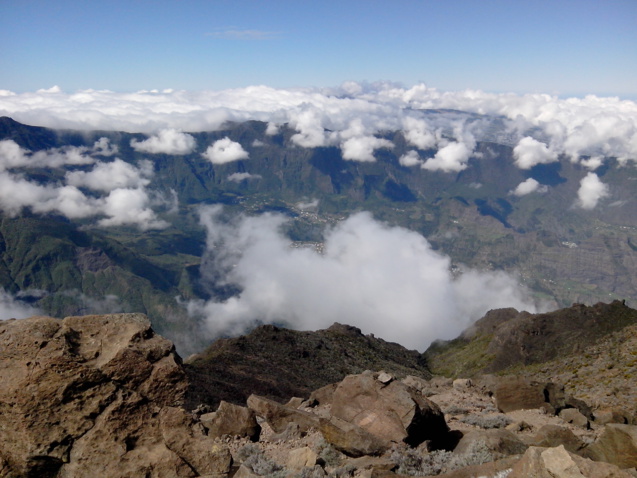 Mafate vu du chantier du Grand Bord Mafate vu du chantier du Grand Bord