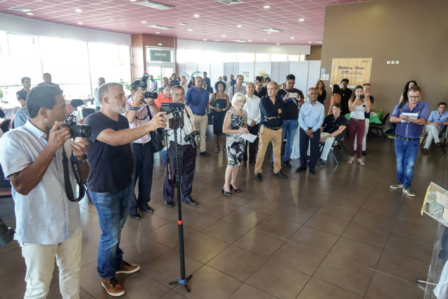 Vœux à la presse de Gérald Maillot, président de la CINOR Vœux à la presse de Gérald Maillot, président de la CINOR