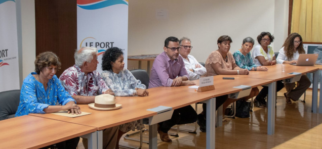 Voeux à la presse d'Olivier Hoarau, maire du Port Voeux à la presse d'Olivier Hoarau, maire du Port