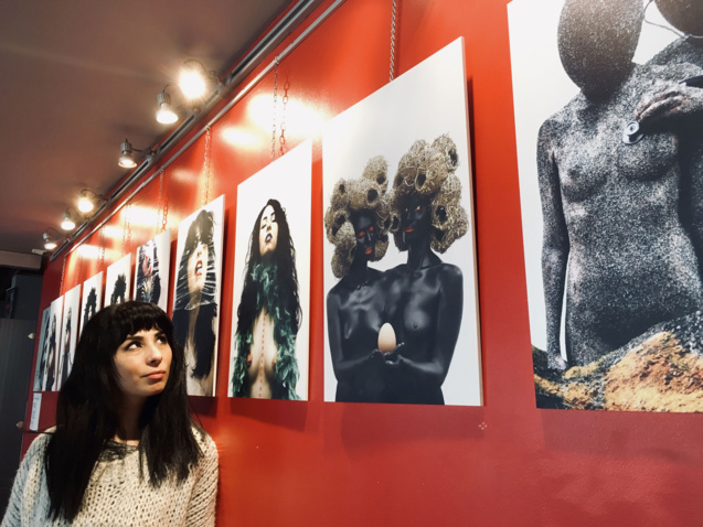 Aurélia a aussi exposé des photos à Tours Aurélia a aussi exposé des photos à Tours