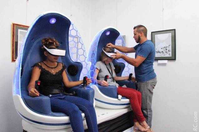 A vos casques, et c’est parti pour les sensations fortes du simulateur
