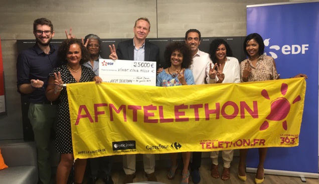 EDF a récolté 25 000 euros pour le Téléthon EDF a récolté 25 000 euros pour le Téléthon