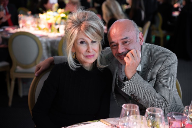 Anne-Florence Schmitt et Christian Louboutin