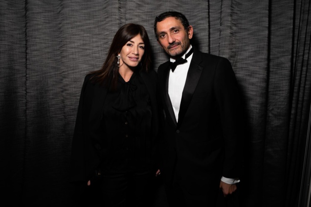 Albane Cleret et Françis Kurkdjian Albane Cleret et Françis Kurkdjian