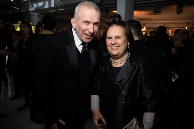 Jean Paul Gaultier et Suzy Menkes Jean Paul Gaultier et Suzy Menkes
