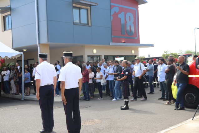 Hommage au sapeur pompier l'adjudant Jessy Eve