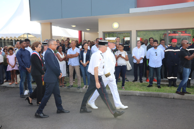 Hommage au sapeur pompier l'adjudant Jessy Eve