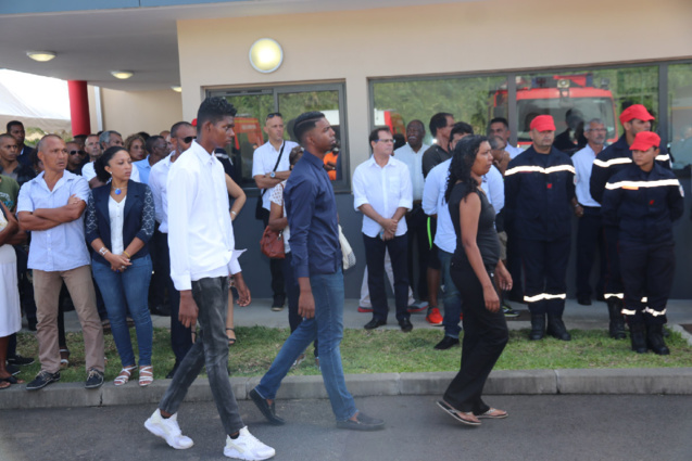 Hommage au sapeur pompier l'adjudant Jessy Eve