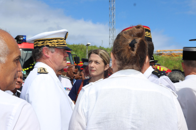 Hommage au sapeur pompier l'adjudant Jessy Eve