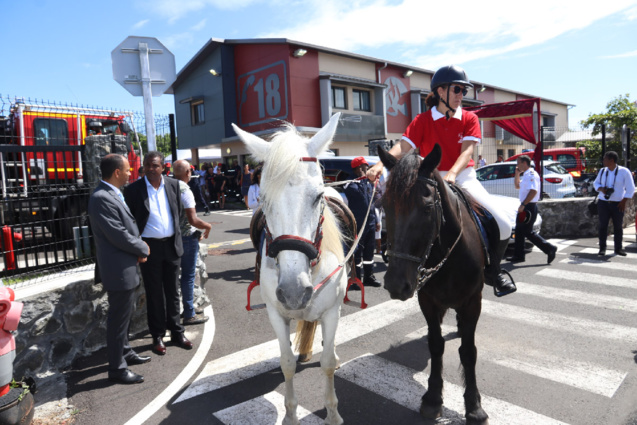 Hommage au sapeur pompier l'adjudant Jessy Eve