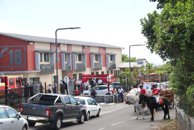 Hommage au sapeur pompier l'adjudant Jessy Eve
