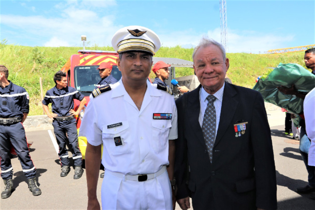 Hommage au sapeur pompier l'adjudant Jessy Eve