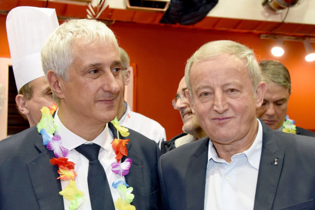Stéphane Layani, président Rungis, et Yann Queffelec Stéphane Layani, président Rungis, et Yann Queffelec