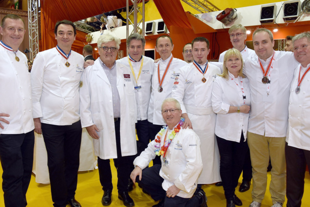 Les chefs, dont Michel Roth, Ghislaine Arabian Les chefs, dont Michel Roth, Ghislaine Arabian