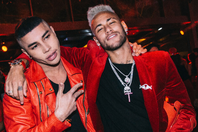 Olivier Rousteing et Neymar Jr.