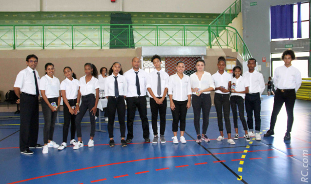 Les jeunes arbitres sous la houlette de Jean-Luc Thiao-Layel