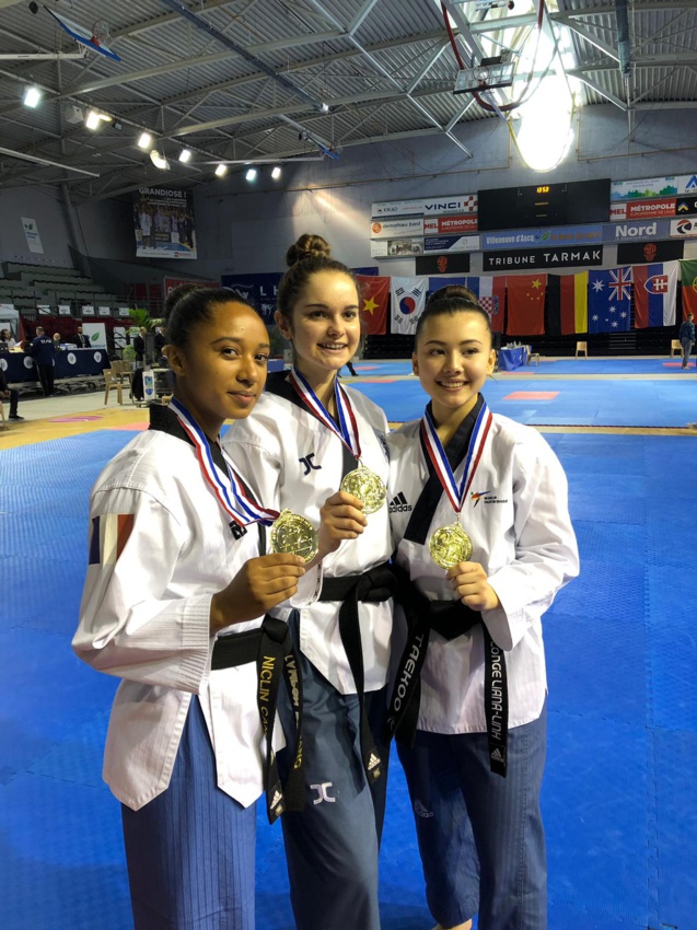 Candice Niclin (à gauche) engrange les belles performances! Candice Niclin (à gauche) engrange les belles performances!