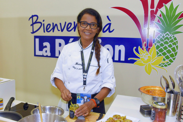 Après le premier SAGASDOM de Babette de Rozières, Marie-France Grain-Galet ("Chef à domicile") a tenté le Salon de l'Agriculture