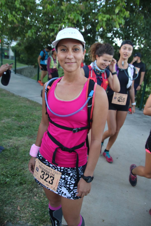 Frédérique a trouvé son bonheur sur ce trail