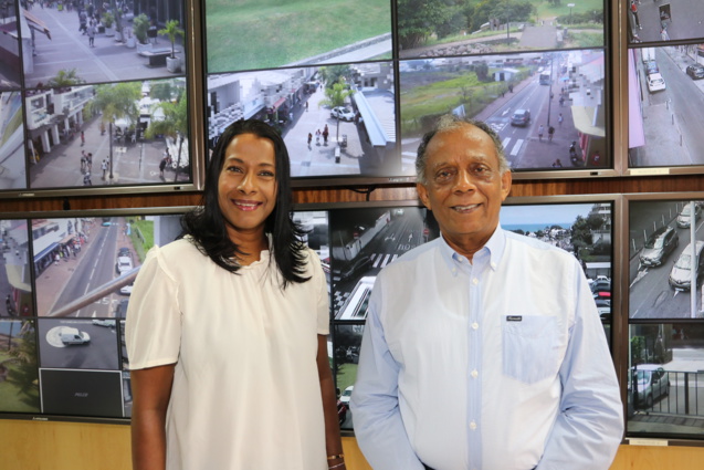 Nalini Véloupoulé-Merlo et Gilbert Annette ont fait de la sécurité de proximité une priorité Nalini Véloupoulé-Merlo et Gilbert Annette ont fait de la sécurité de proximité une priorité