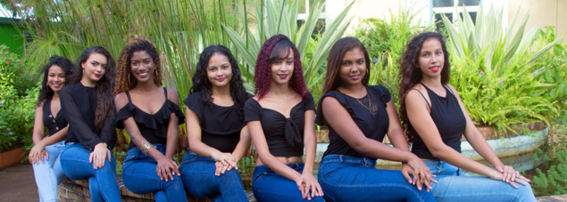 Les 7 candidates Miss Bras-Panon 2019 sont...