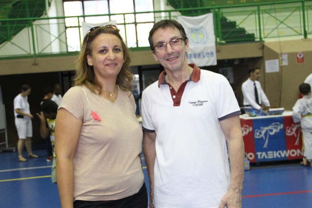 Emmanuelle Gigan et Michel Carron, 6ème Dan de Taekwondo