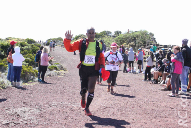 Jean-Pierre Vee, alias «saucisses d'or de La Réunion», courait son premier trail. Il y a pris goût!