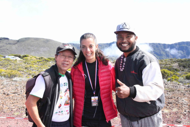 1er Trail du Volcan pour Cynthia Véron d'Antenne Réunion qui a promis de revenir