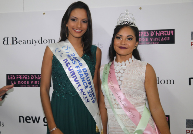 Miss Réunion 2018 et Miss Bras Panon 2019