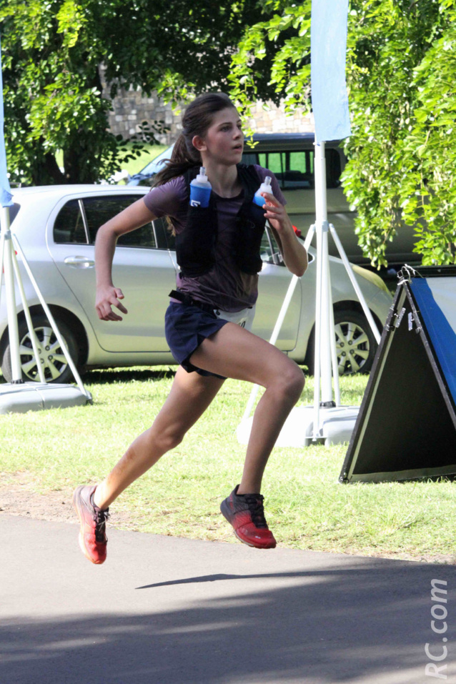 Les foulées aériennes de Léonie Lanier, 2ème des 15 km en cadette