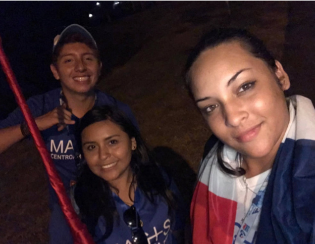 Avec ses amis Boliviens