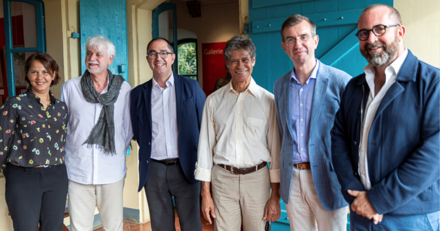 La signature de la convention a eu lieu au Musée de Villèle (photo Bruno Bamba)