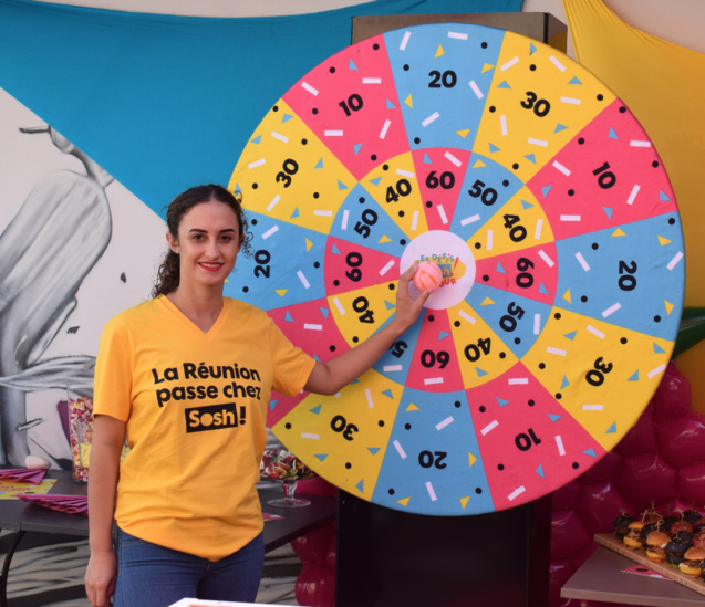 Il y a aussi des jeux proposés afin de gagner des lots