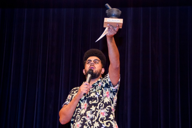 Brice Lii, l'animateur de la soirée Brice Lii, l'animateur de la soirée