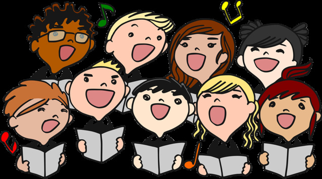 Les élèves sont pressés de chanter...