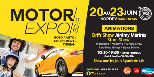 Motor Expo 2019 à Saint-Denis ce week-end: à ne pas manquer! Motor Expo 2019 à Saint-Denis ce week-end: à ne pas manquer!